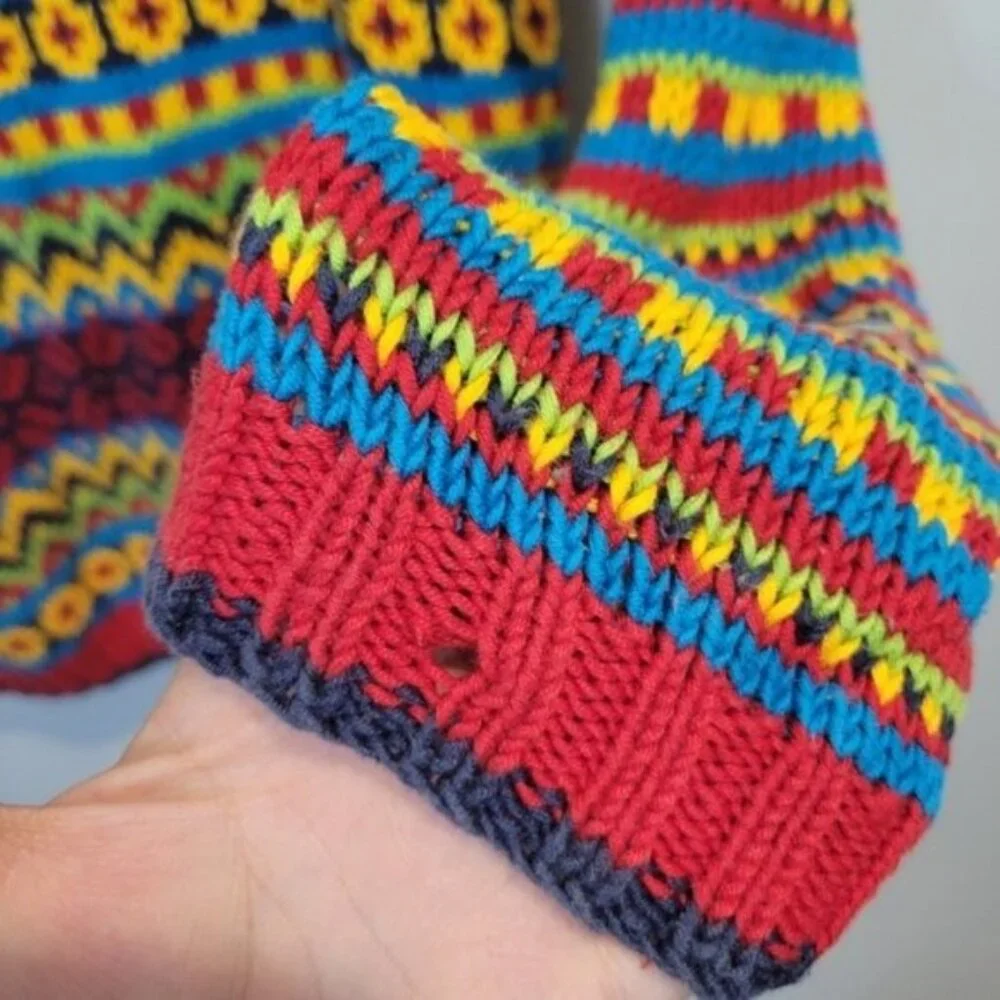 Hanna Anderson | Nordic Multicolored Cotton Sweater